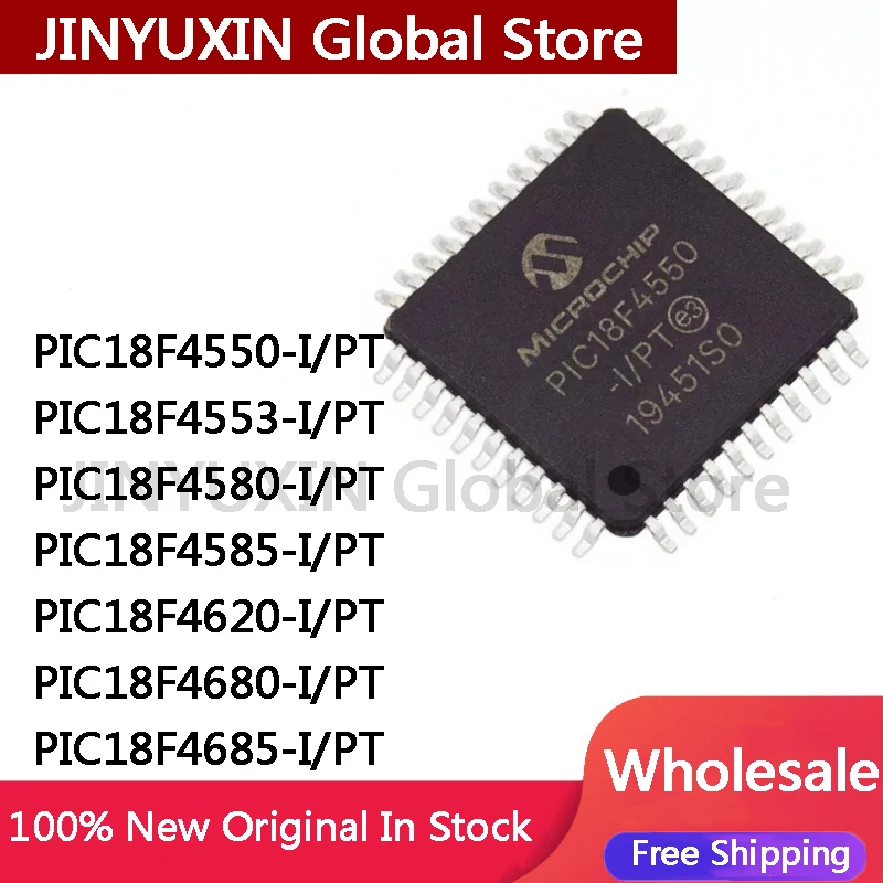 1Piece PIC18F4550 PIC18F4550-I/PT PIC18F4553 PIC18F4580 PIC18F4585 PIC18F4620 PIC18F4680 PIC18F4685-I/PT -I/PT IC