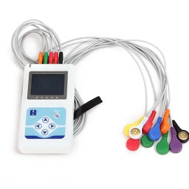 Contec Tlc5000 Dynamic 12 Channels 12 lead 24 Hour Holter Ecg Device Portable Holter Ecg Machine