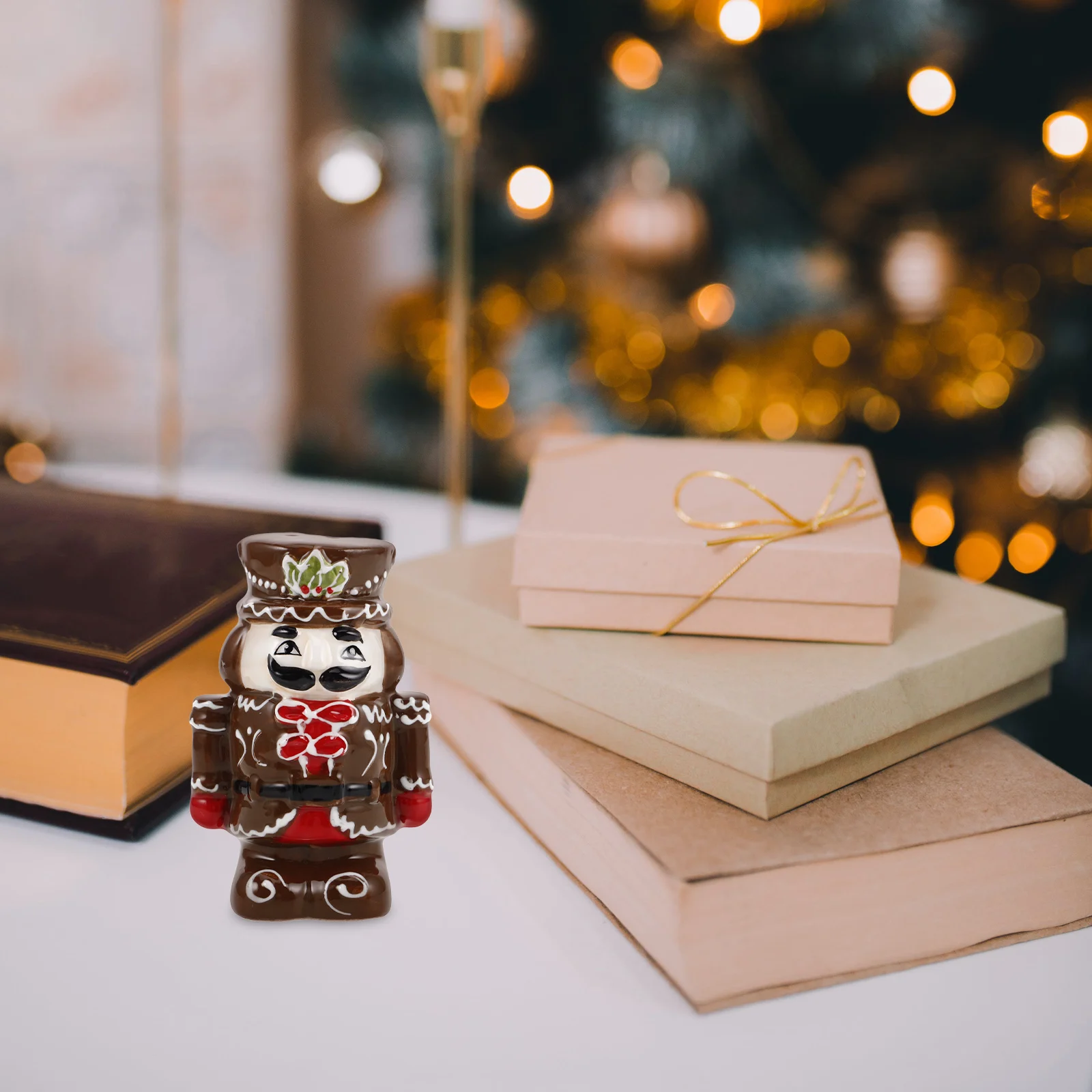 

Nutcracker Ornament Home Decor Holiday Ceramics Ornaments Cool Elder Colored Soldier Nutcrackers Figures