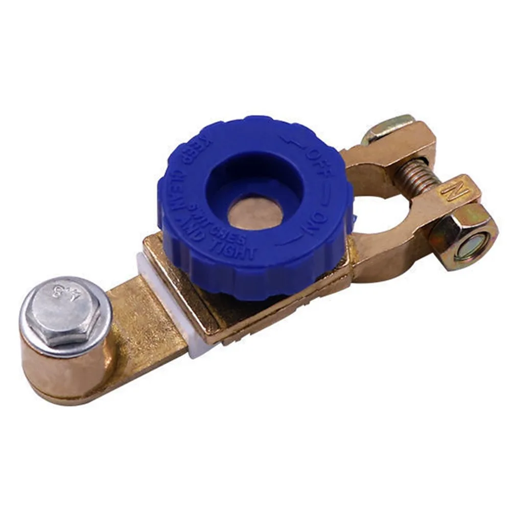 10/17mm Car Battery Disconnect Switch Battery Cut-off Pure Copper/Aluminum Alloy Power Cut Off Kill Switches Quick Cut-off