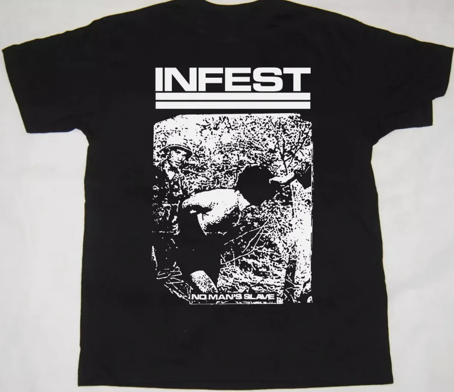 Infest Band Gift For Fans Black T-Shirt Cotton All Size