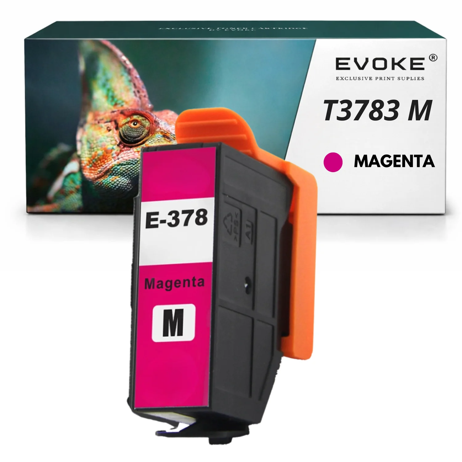 Evoke Compatibele Inkt voor Epson T3783 T-3783 T378M T-378M Magenta Xp-15000 Expressionphoto Xp-8500 Xp-8505