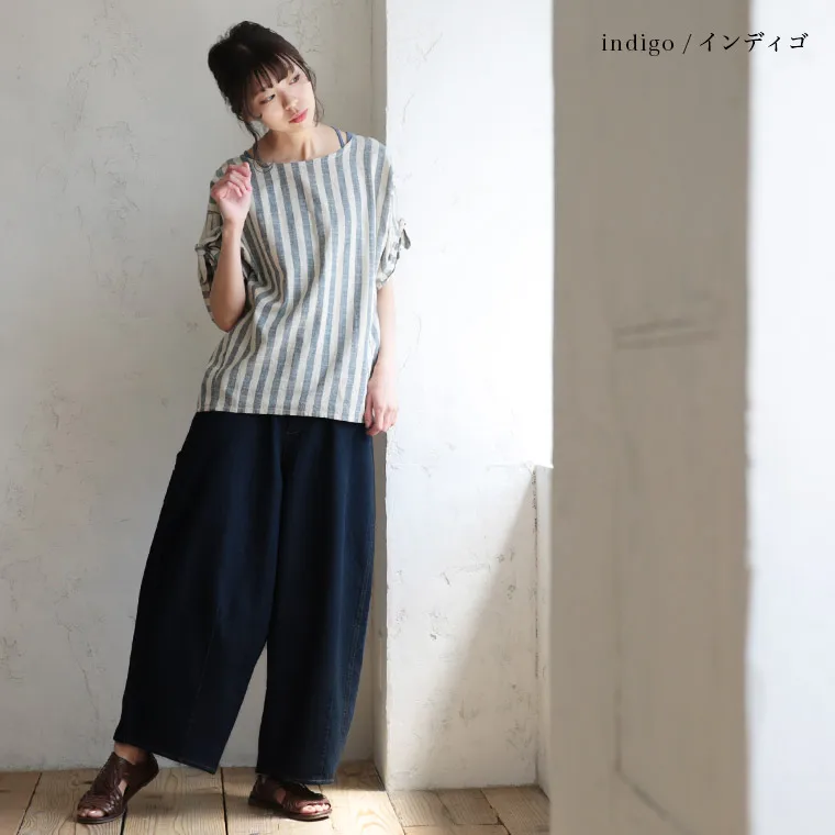 กางเกงยีนส์ทรงขากว้างเอวสูงผ้าฝ้ายยีนส์แบบใหม่ประจำฤดูใบไม้ร่วงปี 2025 แต่งขอบรุ่ย สไตล์ลำลอง ใส่ได้หลายโอกาส ไซส์พลัสสำหรับผู้หญิง