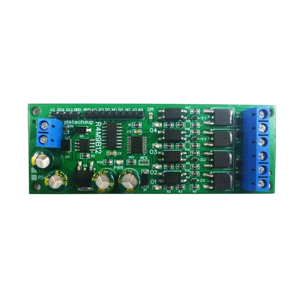 

DC 12/24V RS485/TTL232 Multifunction Solid State Relay Module 4CH MOS Transistor 8CH TTL Level Ouput Board Modbus RTU AT Command