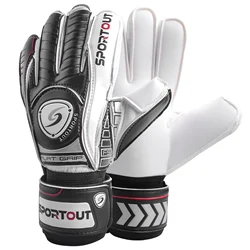Sportout Goalie Gloves, Goalkeeper Gloves with Fingersave, Soccer Gloves, Breathable Soccer Goalie Gloves, 4mm Latex