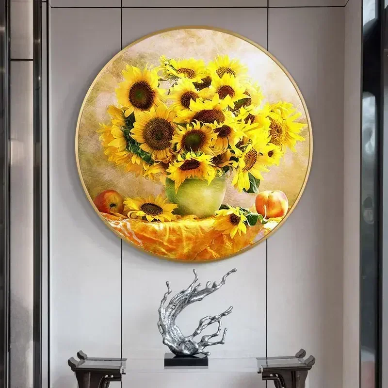 

Цифровой акриловый цветочный Рисунок «тюльпан», ручная работа, пейзаж, взрыв, 22317