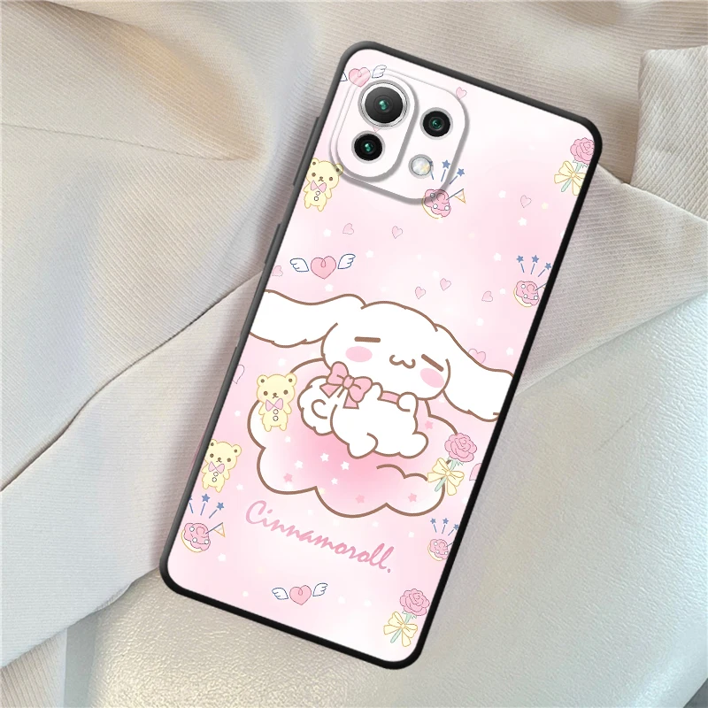 حافظة لهاتف Xiaomi Redmi K40 Pro 13C 9T A5 9 A3X A1+ 10C 9C A3 14C 9A K80 A4 10A 12C A2 + غطاء ناعم كارتون ثلاثي ميلودي Jade Guigou