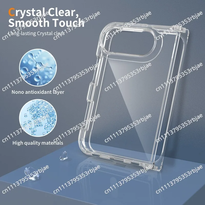 Suitable for iPhone 18 Folding Transparent Phone Case Anti-drop