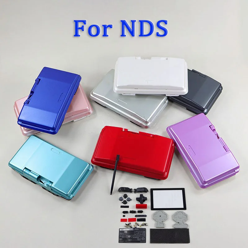 1SET For Nintend DS For NDS Game Console Replacement Case Repair Parts Full Housing Shell Case Cover with Buttons & Screws