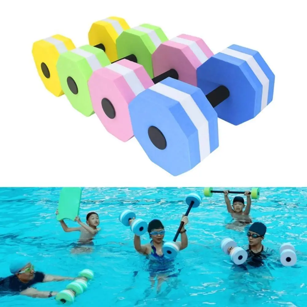 

EVA Foam Water Foating Dumbbell Pool Aqua Dumbbells Aquatic Water Aerobics Exercise Fitness Dumbbells for Swimming Pool