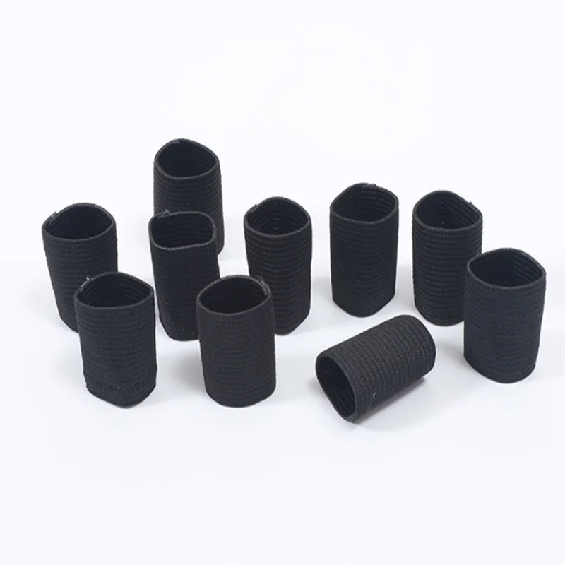 10Pcs Elastic Breathable Finger Splint Brace Support Sleeve Thumb Stabilizer Protector For Golf Sports Injury Recovery