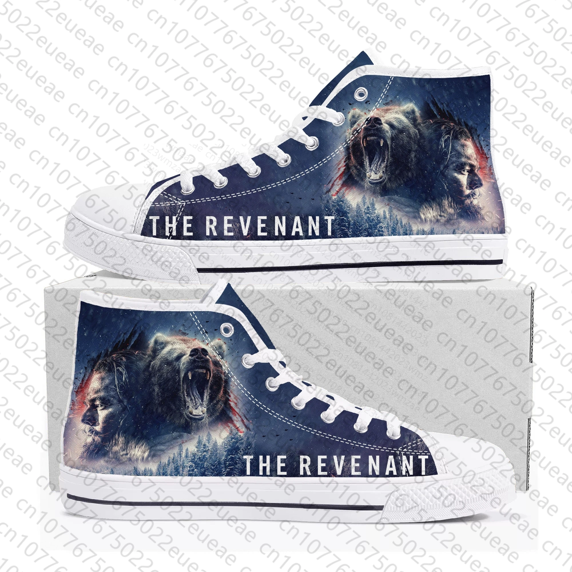 Revenant-Zapatillas altas de lona para hombre y mujer, zapatos informales personalizados, Leonardo DiCaprio, alta calidad