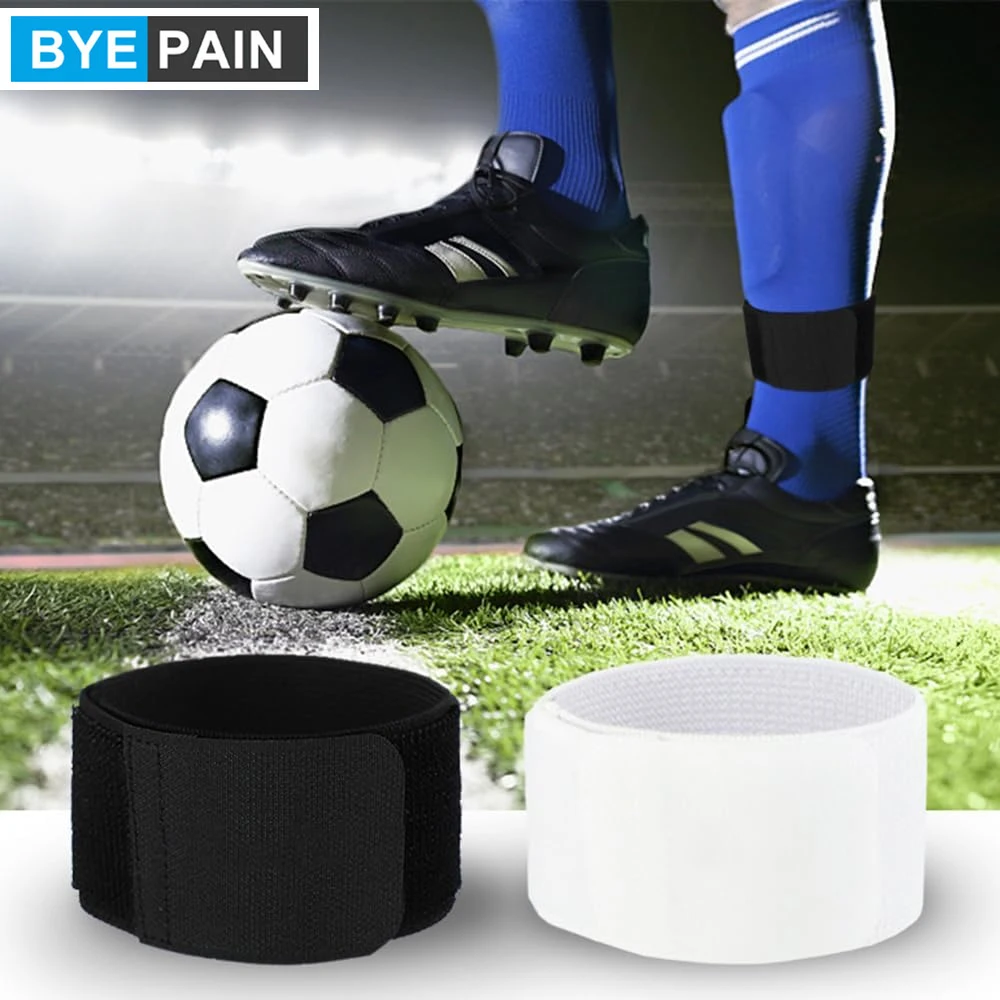 1Pair New Shin Guard Fixed Bandage Tape Soccer Shin Pads Prevent Drop Off Elastic Sports Bandage Safety Adjustable Bandage