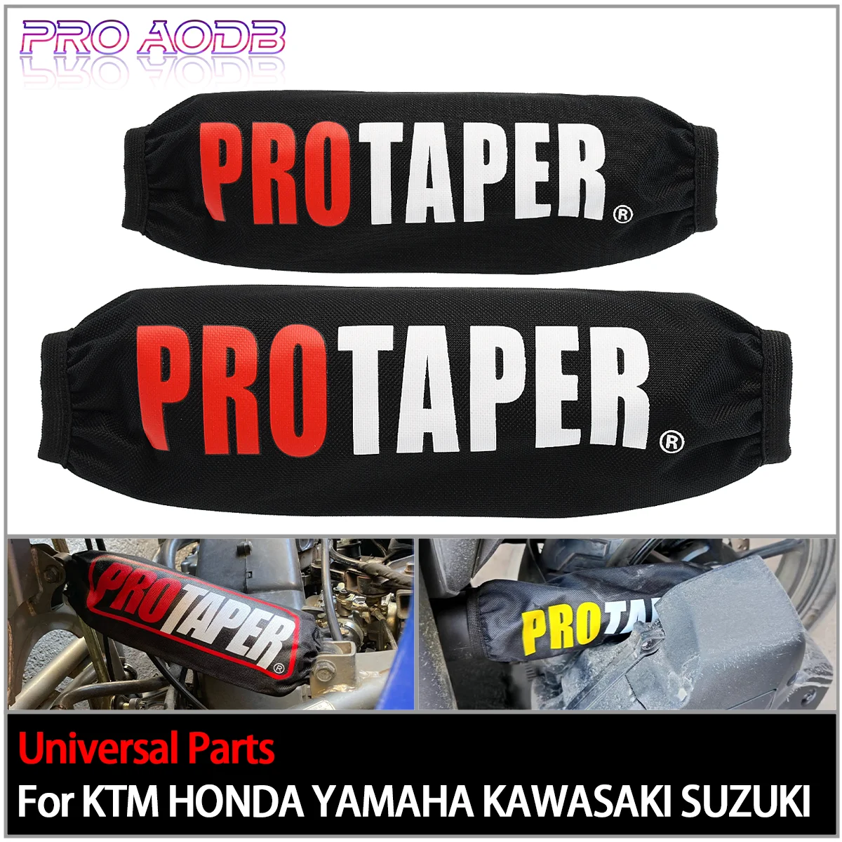 

New 270mm 350mm Rear Shock Absorber Suspension Protector Protection Cover For YZF KLX Dirt Pit Bike Motorcycle ATV Quad scooter