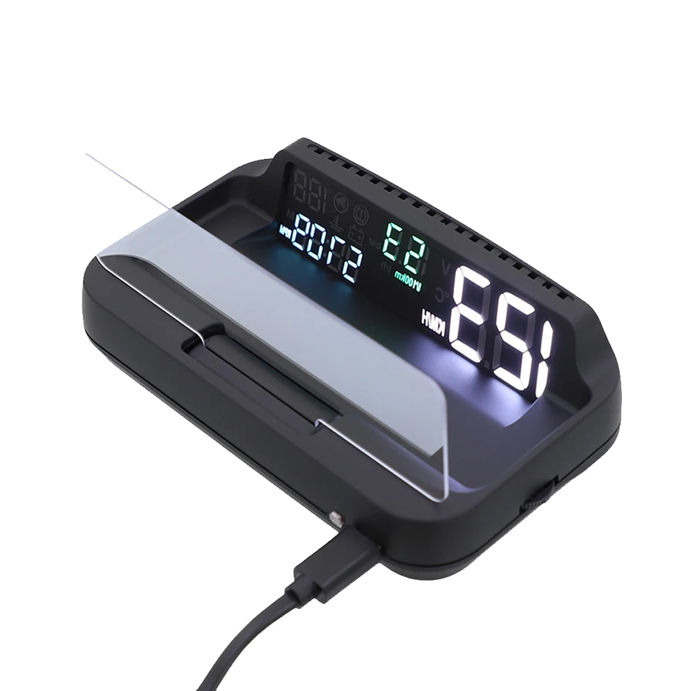 r Professional Digital Car Hud Navigation OBD2 Hud Head up Navigation HD Display with Android IOS Free APP