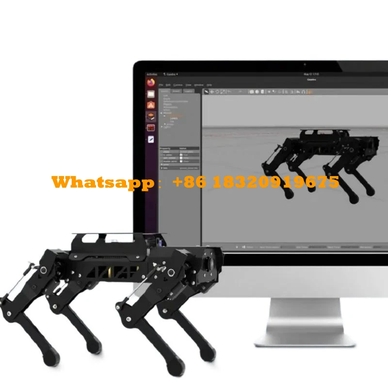 ROS-Robot à Quatre Pattes, Chien Puppypi Bionic, Pigments Intelligents, Héros Visuels AI, Raspberry Pi 4B