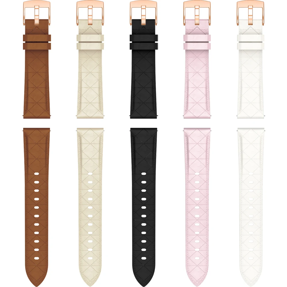 Correa de reloj para mujer de 18mm y 20mm, pulsera para Garmin Venu 3S/2S Vivoactive 5/4S Vivomove 3/3S Forerunner 165/55