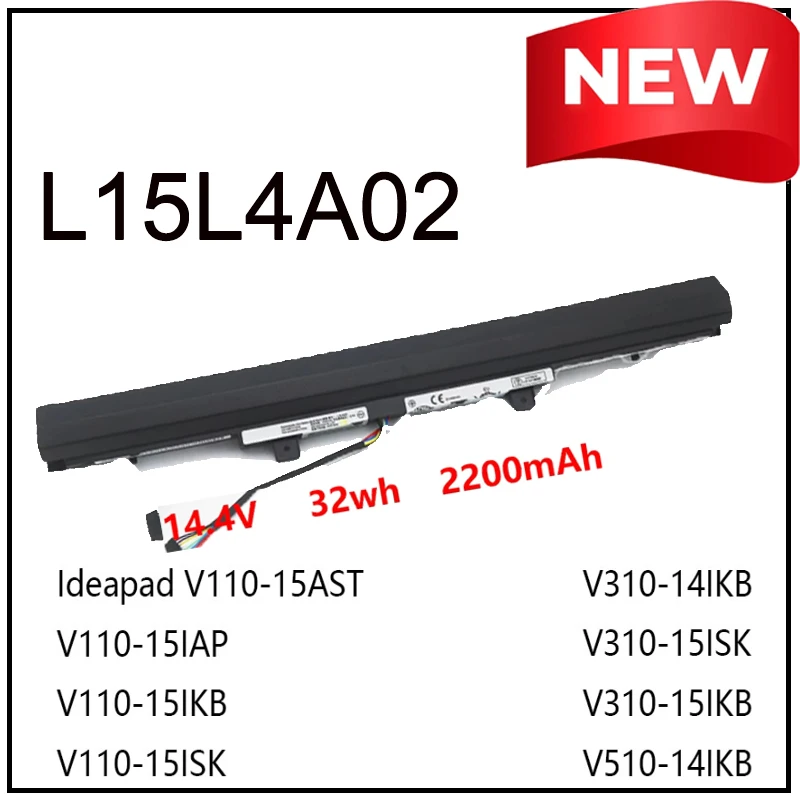 L15L4A02 Laptop Bat…