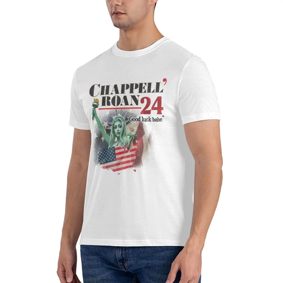 Chappell Prez Men's T Shirt Chappell Roan Fashion Tees Short Sleeve O Neck T-Shirts Cotton Clothing Tops fugees official-website