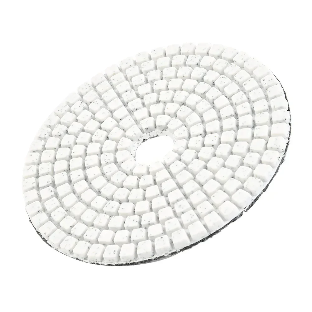 4 Inches Diamond Polishing Pads Wet/Dry Granite Concrete Marble Glass Stone Sanding 30 Grits-10000 Grits Random Color