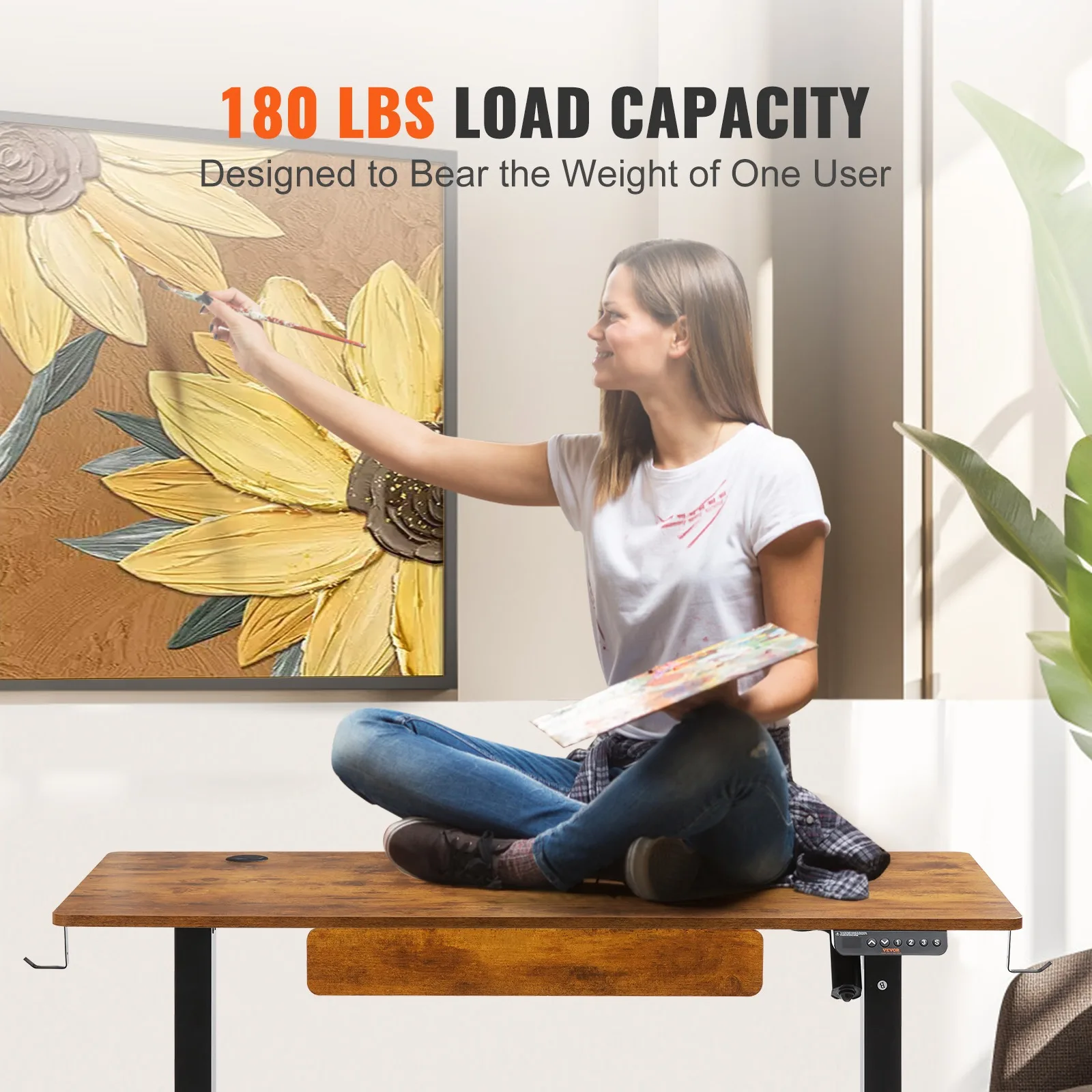 Réglable US recommande bureau debout électrique avec MEL/ moniteur Riser Home