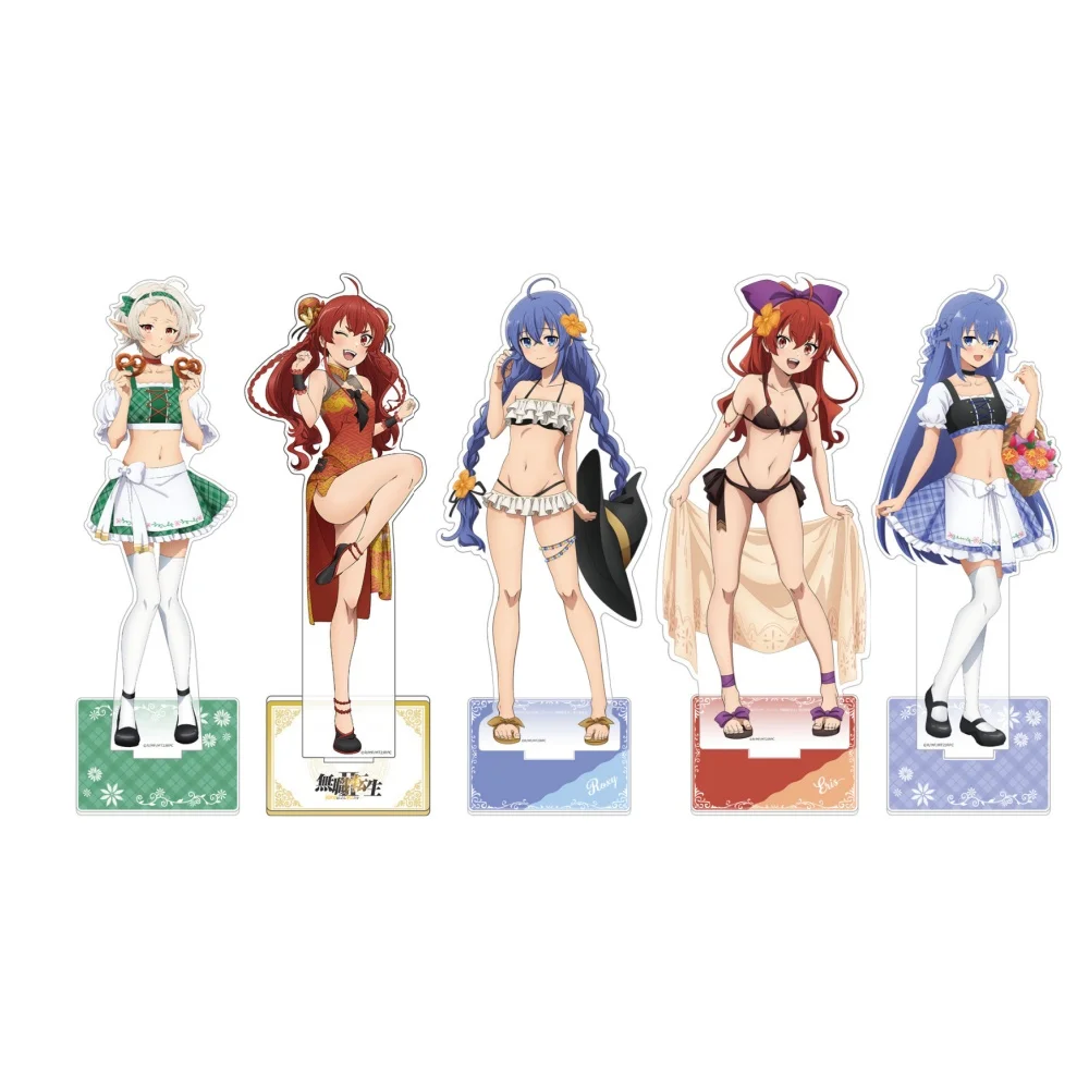 Loen Anime Periférico Tienda Reencarnación sin empleo Roxy Eris Acrílico HD Personajes atractivos Soporte Decoración de escritorio Fans Regalos Aproximadamente 15 m