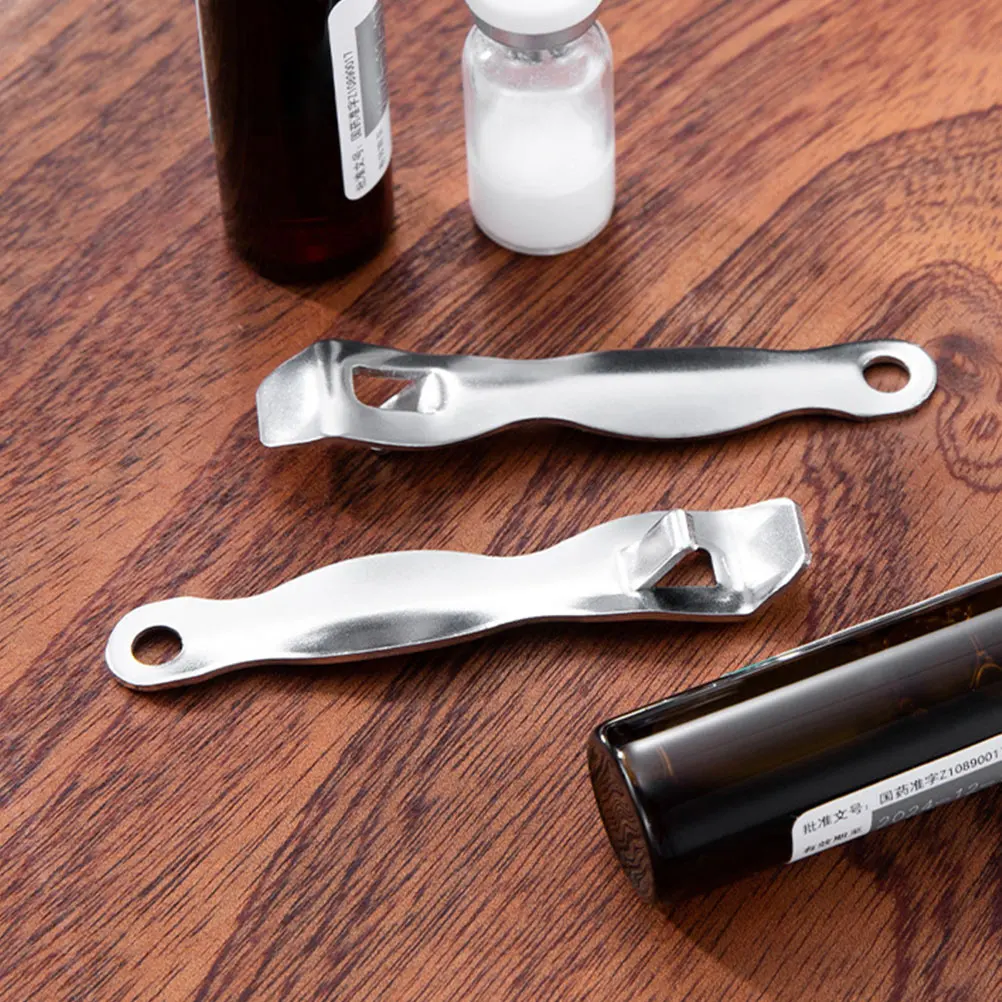 

10Pcs Mini Bottle Opener Stainless Steel Vial Lid Remover Oral Liquid Medicine Bottle Opener Pocket Size Portable Cap Removal