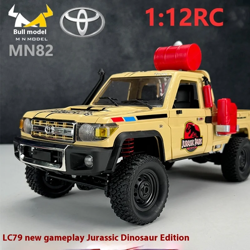 En Stock, nueva actualización, versión adhesiva de dinosaurio Mn82 ro Mn82Pro, artículos de estado de ánimo, piezas de Metal 1:12, simulación a escala completa, pastilla Lc79 4wd