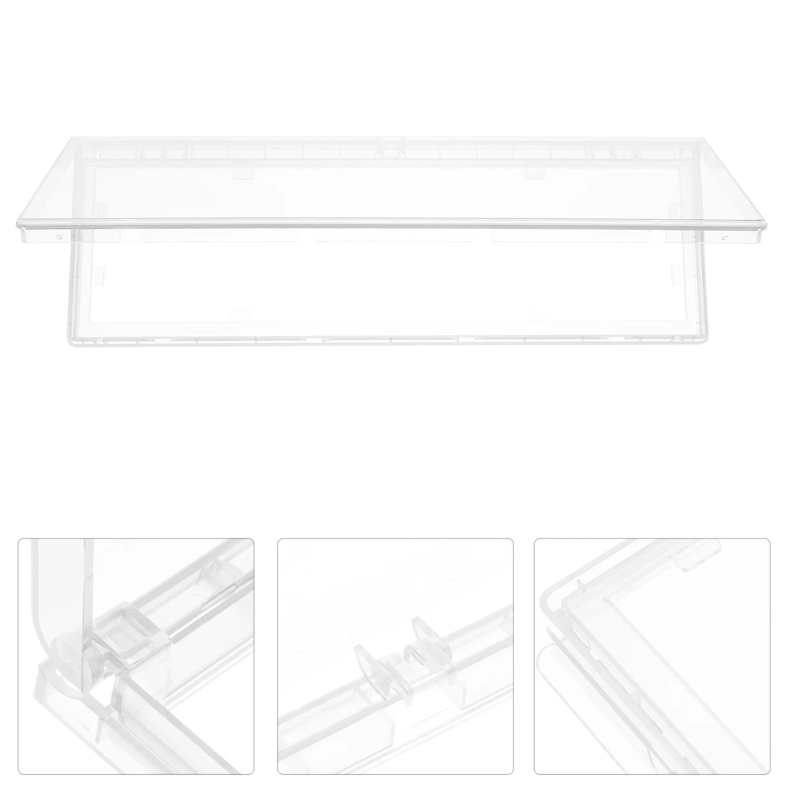 

Four-Position Waterproof Socket Cover Wall Outlet Protector Dustproof Power Switch Protective Case Plastic Water Resistant Home