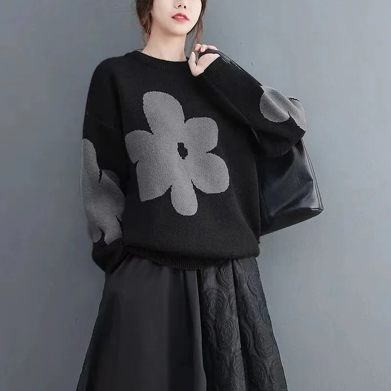 Thickened Warm Sweater For Women Autumn Winter Wear With The New 2023 High-grade Small Korean Version of Bottom Knitwear Trend