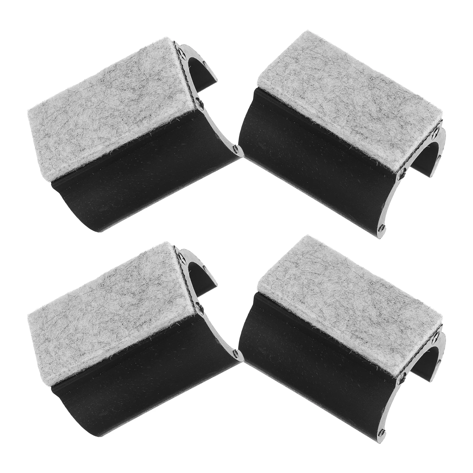 

4pcs Felt Floor Protectors 19mm 22mm 25mm Black Chair Leg Pads Furniture Protection Non Slip Wear Resistant Noise Reducing
