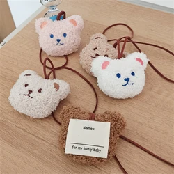 Kawaii Plush Bear Keychains Cartoon Animal Keyrings Cute Bag Ornaments Accessories Friend Gifts Pendant Souvenir Trinket