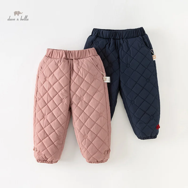 

Dave Bella Winter Boys Thick Cotton Pants Warm Trousers Kids Pants Baby Children Girls Elastic Sweatpant DB4238056