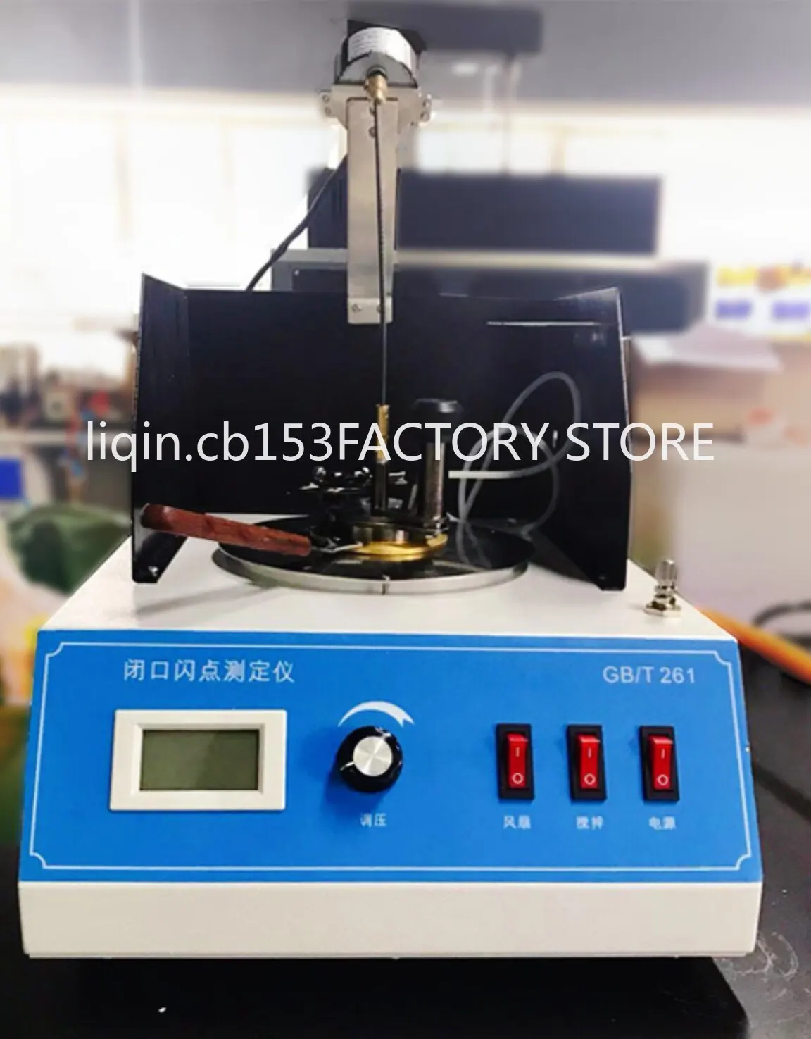 Semi-automatic open, closed flash point tester, flash point tester manual
