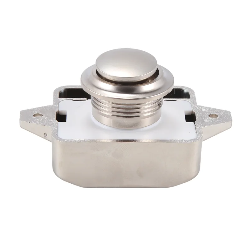 

Exquisite-5PCS Camping Car Push Lock RV Caravan Boat Motor Cabinet Drawer Latch Button Locks Keyless Furniture Door Lock Easy In