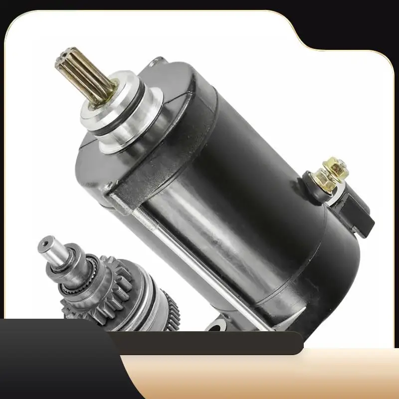 

2Pcs Starter & Bendix For Yamaha Waverunner Superjet 700 XL700 Wave Raider Blaster 6M6-81800-10, 6M6-8183E-01 Accessories-T44C
