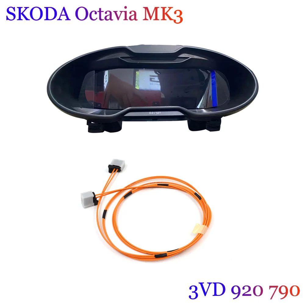 Virtual Cockpit For Skoda Octavia LCD Instrument Cluster FOR SKODA Octavia MK3 3VD 920 790 3VD920790