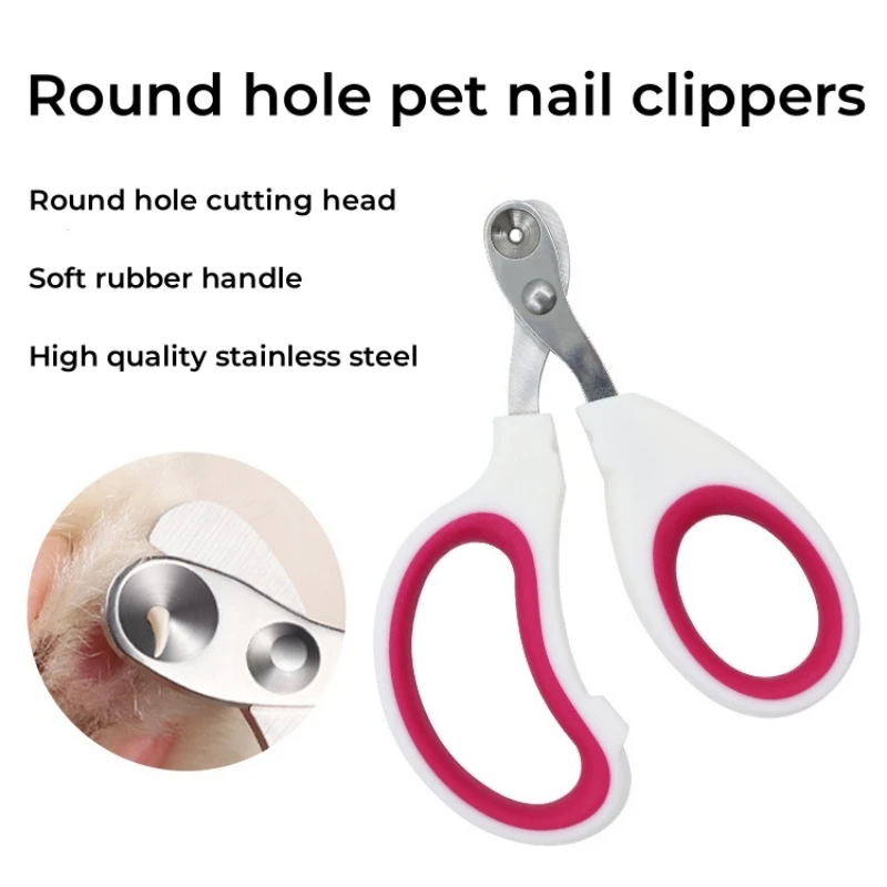 Profissional Nail Clippers para Pet, Aparador de aço inoxidável para pequenos gatos e cães, Puppy Claws Cutter, Grooming Accessories