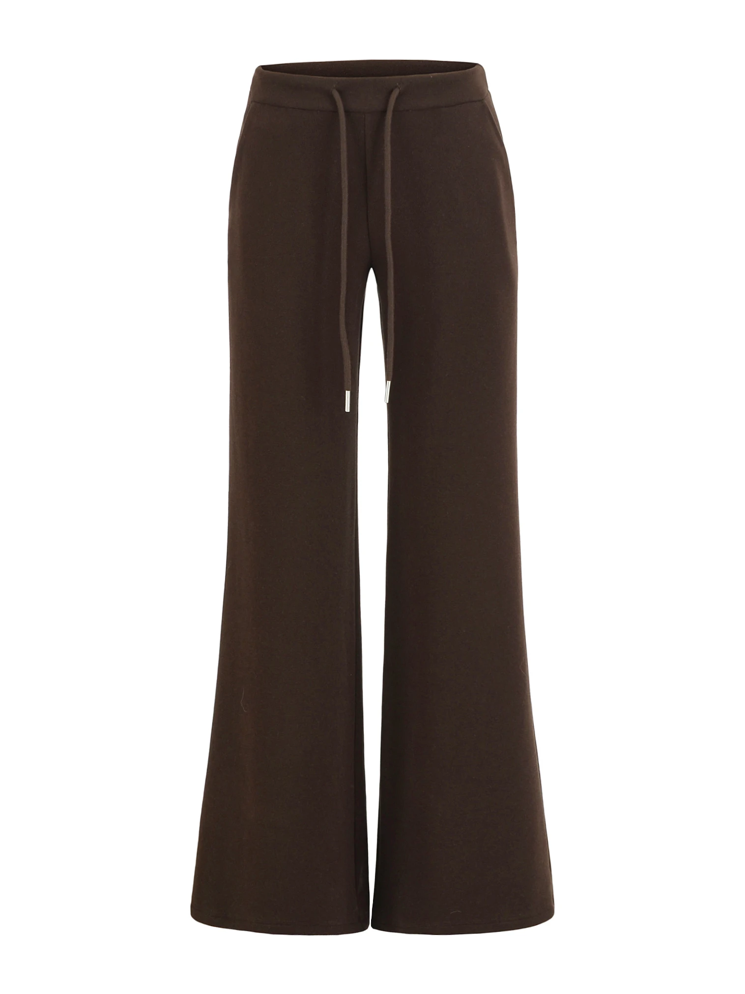 منخفضة الخصر Dstring فضفاض متوهج السراويل النسائية كسول Sle فضفاض التخسيس تنوعا المتوترة سراويل تقليدية فتاة حار