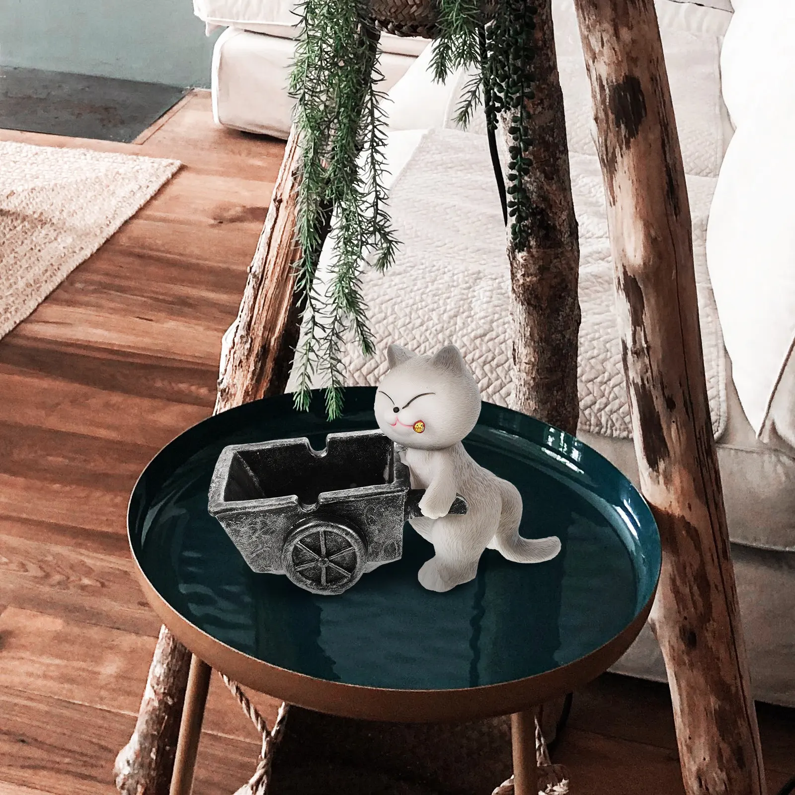 

Креативная подставка для пепельницы в виде животного: милая собачка из смолы, настольный аксессуар для курения