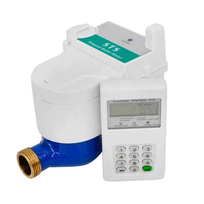 Waterproof Prepaid Water Meters Brass Token with Ciu Vending Software