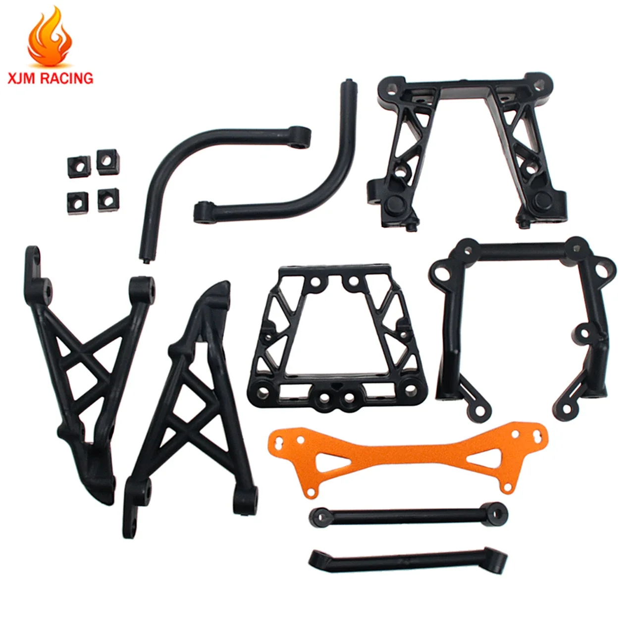 

Plastic Rear Bulkhead Shock Tower Mount Plate for 1/5 HPI ROFUN BAHA King Motor ROVAN BAJA 5B SS Truck Rc Car Racing Parts