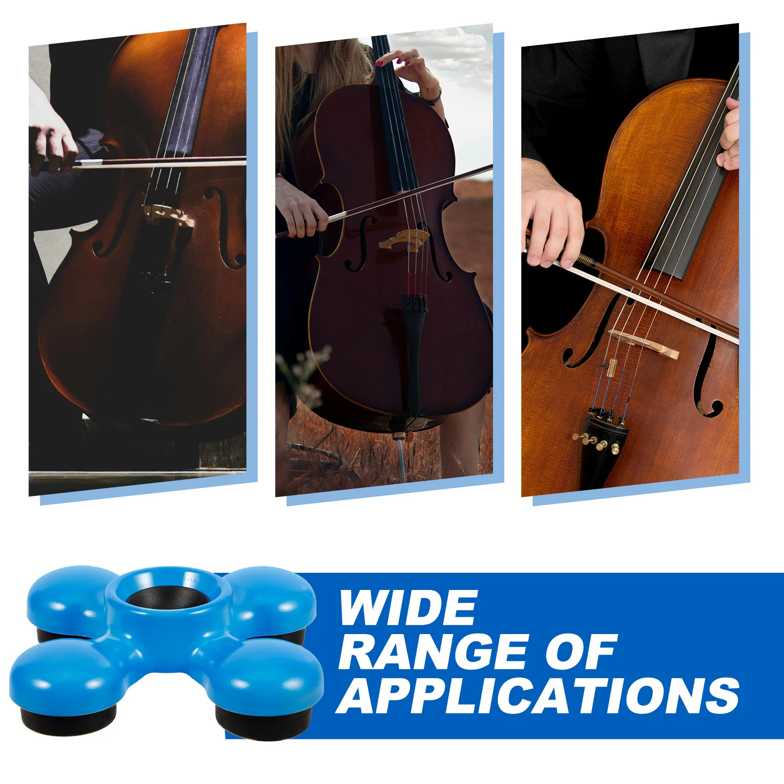 

Cello Endpin Pad Anti-Slip Mat For Violoncello Rubber Cushion Protector Cello Bottom Support Nonslip Instrument Accessory