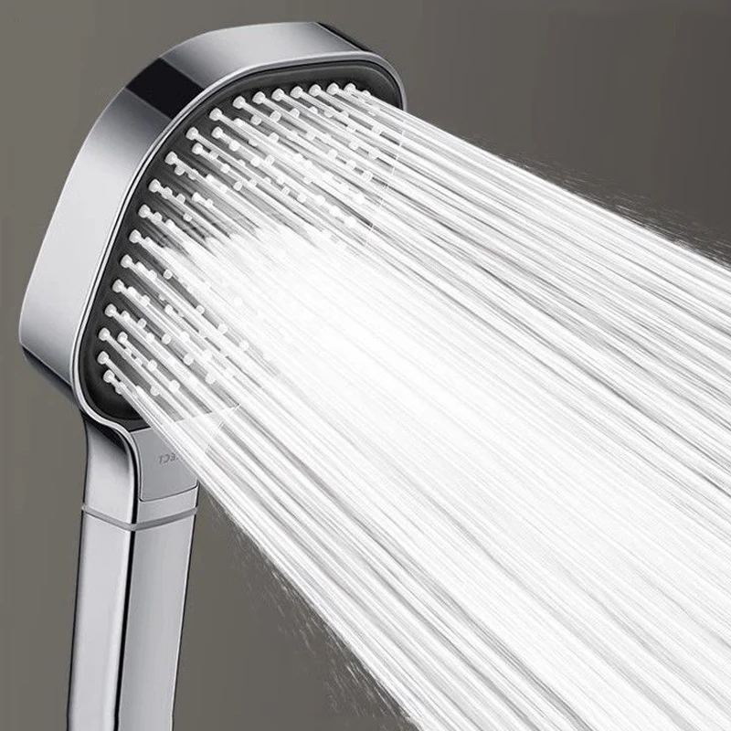 3 Modes Silver Black Shower Head with Filter High Pressure Water Saving Nozzle Spa Eco Handheld Showers Bathroom Accessories