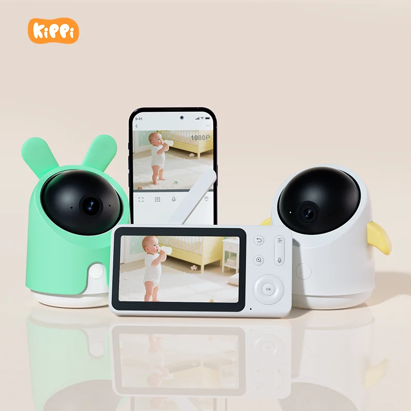 

Беспроводная Wi-Fi камера 3 МП для видеоняни с ночным видением, функцией оповещения о плаче и кормлении, поддержкой приложения 2.4 ГГц, мониторинг сна ребенка