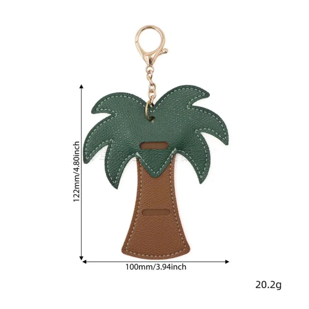 Hanger PU-Leder Schlüsselanhänger im Ozean-Urlaubsstil, Taschenanhänger, multifunktionaler modischer Brillen-Aufbewahrungsclip, Taschenornament – Detail 1