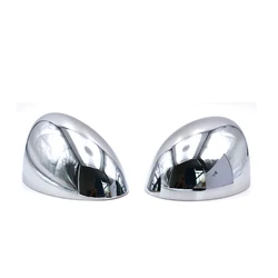 1 Pair Car Chrome Rearvier Mirror Cover Door Wing Mirror Cap ABS Plastic for -BMW Mini Cooper