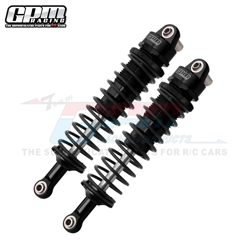 GPM امتصاص الصدمات ل محوري 1/6 SCX6 JLU AXI05000 T1/T2 إبرة تعليق معدنية نقطة المنتصف 145 مللي متر أجزاء عالمية أمامية وخلفية