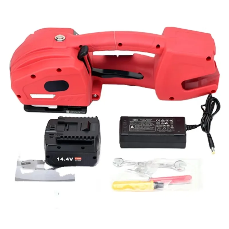 

K2 Semi Automatic Handheld Battery Pallet Strapping Machine 3200N Electric Hand Box Strapping Tool for 13-16mm PP PET Strapping