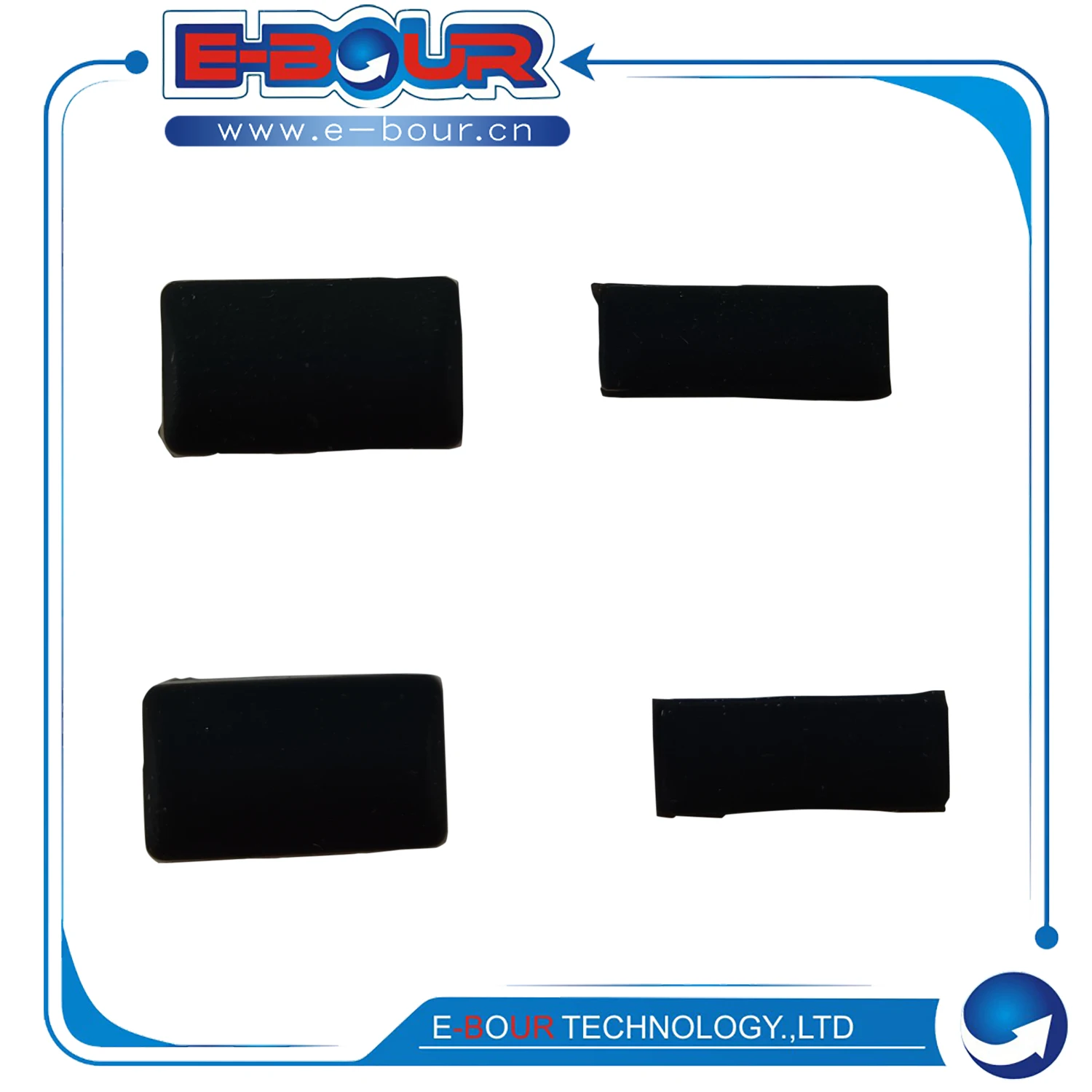 Pies de goma para funda inferior de ordenador portátil, almohadillas de goma antideslizantes, tiras de pies de goma para LENO T490S T495S T14S Gen1, 4 unidades por juego